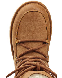 UGG Australia Lodge Suede Boots With Lace Up Front