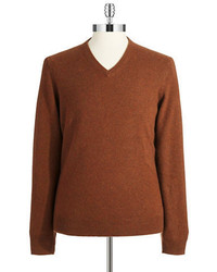 Black Brown 1826 Cashmere Pullover Sweater