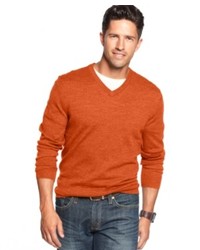 Club Room Big And Tall Sweater V Neck Merino Blend Pullover
