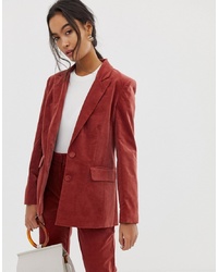 ASOS DESIGN Suit Blazer In Velvet