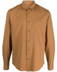 Sandro Pinstripe Long Sleeve Shirt