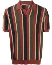 Roberto Collina Striped Polo Shirt