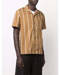 A.P.C. Striped Short Sleeve Shirt