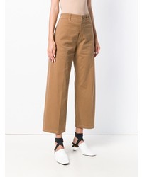 Department 5 Cropped Wide Leg Trousers