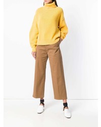 Department 5 Cropped Wide Leg Trousers