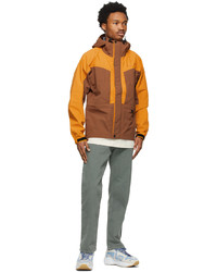 Acne Studios Brown Orange Color Block Jacket