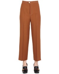 Gucci Cropped Wool Comfort Pants