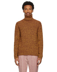 Gucci Yellow Brown Vanis Knit Sweater