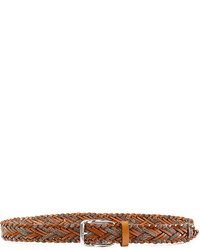 Etro Woven Leather And Cotton Belt