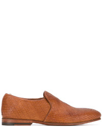 Tobacco Woven Loafers