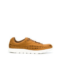 Tobacco Woven Low Top Sneakers