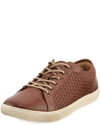 Tobacco Woven Sneakers