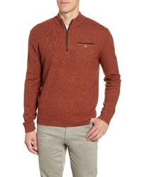 johnnie-O Vernon Half Zip Wool Blend Sweater