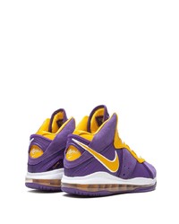 Nike Lebron 8 Lakers Sneakers