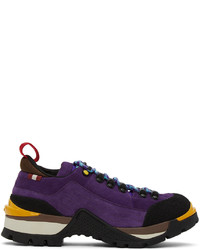 Bally Hike Purple Suede Hike 2 Low Sneakers