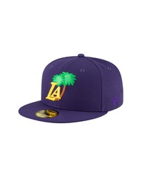 New Era Cap New Era Los Angeles Lakers Icon 59fifty Fitted Hat