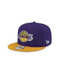 New Era Cap New Era Purplegold Los Angeles Lakers 17 Time Champions Side Patch 9fifty Snapback Hat At Nordstrom