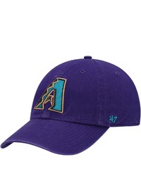 '47 Purple Arizona Diamondbacks Logo Cooperstown Collection Clean Up Adjustable Hat At Nordstrom