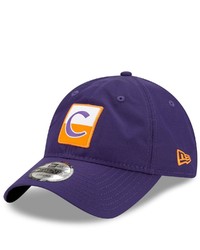 New Era Purple Clemson Tigers Contrast Patch 9twenty Adjustable Hat