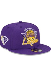 New Era Purple Los Angeles Lakers 2021 Nba Tip Off Team Color 9fifty Snapback Adjustable Hat