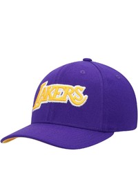 Mitchell & Ness Purple Los Angeles Lakers Hardwood Classics Zigm Zagm Redline Snapback Hat At Nordstrom