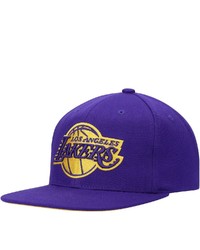 Mitchell & Ness Purple Los Angeles Lakers Two Tonal Snapback Hat At Nordstrom