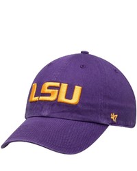 '47 Purple Lsu Tigers Logo Clean Up Adjustable Hat At Nordstrom