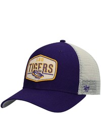 '47 Purple Lsu Tigers Shumay Mvp Trucker Snapback Hat