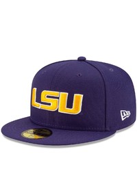 New Era Purple Lsu Tigers Team Detail 59fifty Fitted Hat At Nordstrom