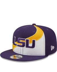 New Era Purple Lsu Tigers Wave 9fifty Snapback Hat