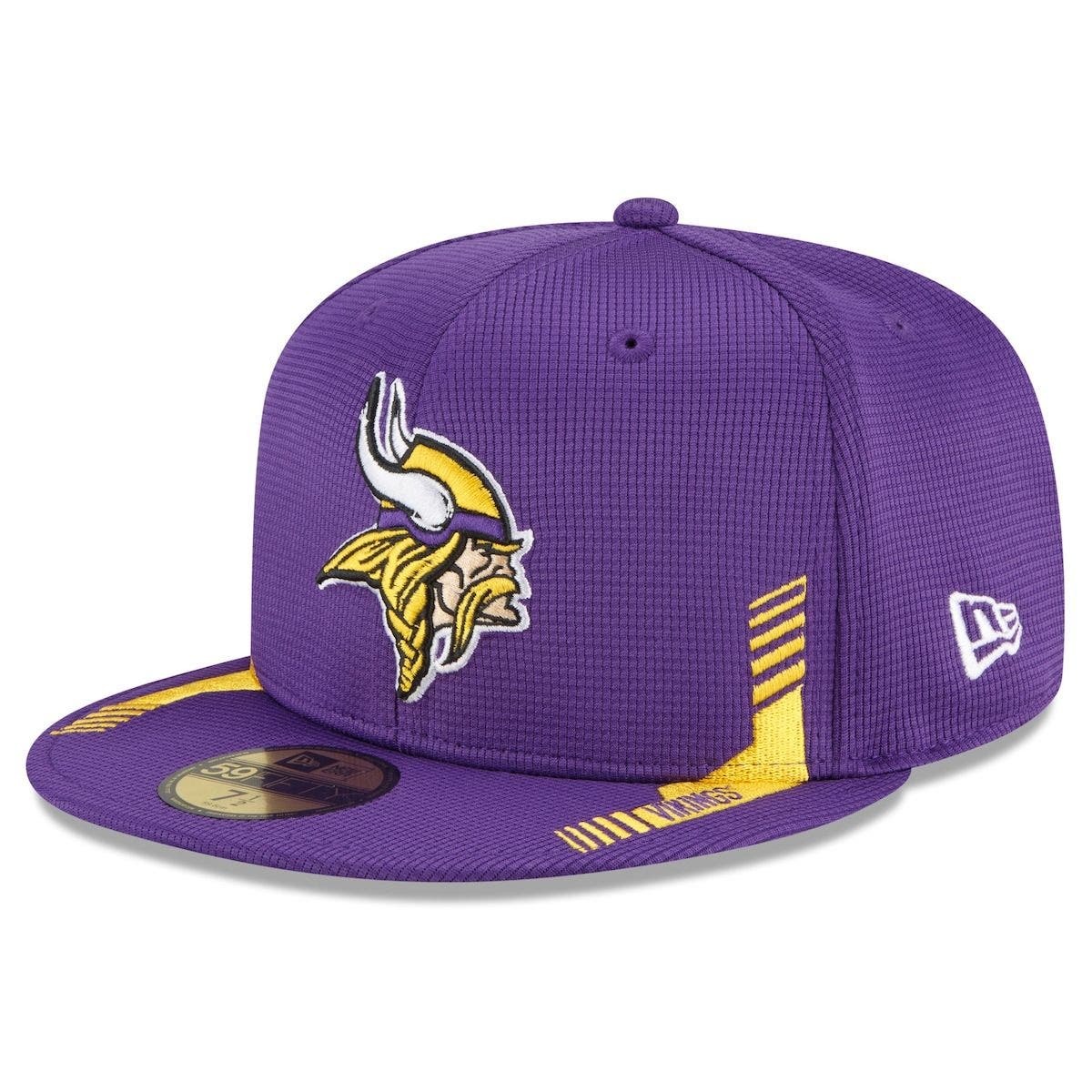 New Era Purple Minnesota Vikings 2021 Nfl Sideline Home 59fifty Fitted ...