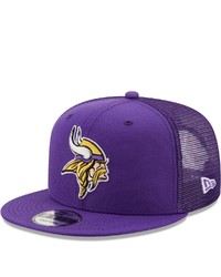 New Era Purple Minnesota Vikings Classic Trucker 9fifty Snapback Hat At Nordstrom