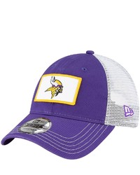 New Era Purple Minnesota Vikings Jammer Trucker 9forty Snapback Hat At Nordstrom