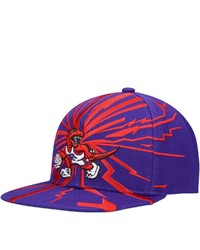Mitchell & Ness Purple Toronto Raptors Hardwood Classics Earthquake Snapback Hat At Nordstrom