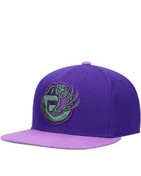 Mitchell & Ness Purple Vancouver Grizzlies Hardwood Classics Haze Snapback Hat