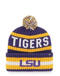 '47 Purple Lsu Tigers Bering Cuffed Knit Hat With Pom At Nordstrom