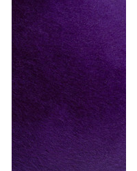 Philip Treacy Velour Beret Purple