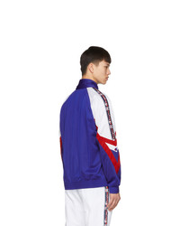 Champion Reverse Weave Blue Archive Logo Tape Hooded Track Jacket