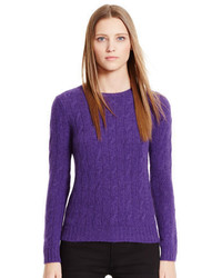 Violet Cable Sweater