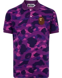 Violet Camouflage Polo