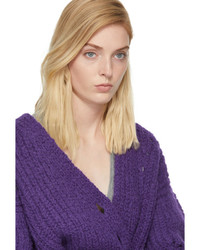 Isabel Marant Purple Favian Cardigan