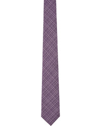 Tom Ford Purple Check Jacquard Classic Tie