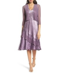 Violet Chiffon Dress