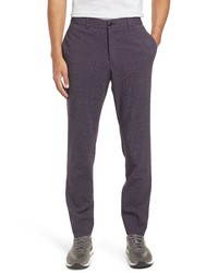 Ted Baker London Jem Constructed Wool Blend Dress Pants In Berry At Nordstrom