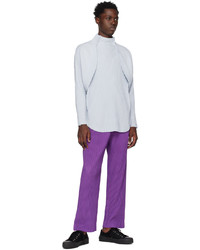 Homme Plissé Issey Miyake Purple Monthly Color January Trousers