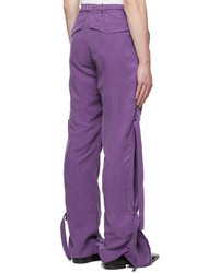 Y/Project Purple Pop Up Raver Trousers