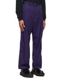 Needles Purple Smiths Edition Painter Trousers