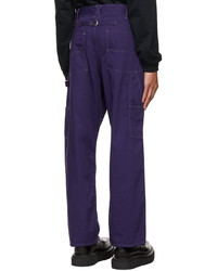 Needles Purple Smiths Edition Painter Trousers