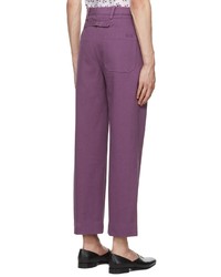 Bode Purple Standard Trousers