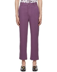 Bode Purple Standard Trousers